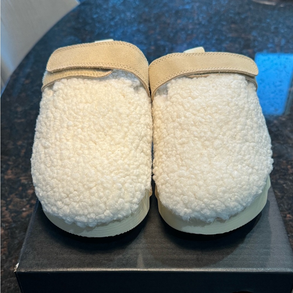 Sorel Women's Viibe Clog Cozy Slippers Natural, Bleached Ceramic Size 8